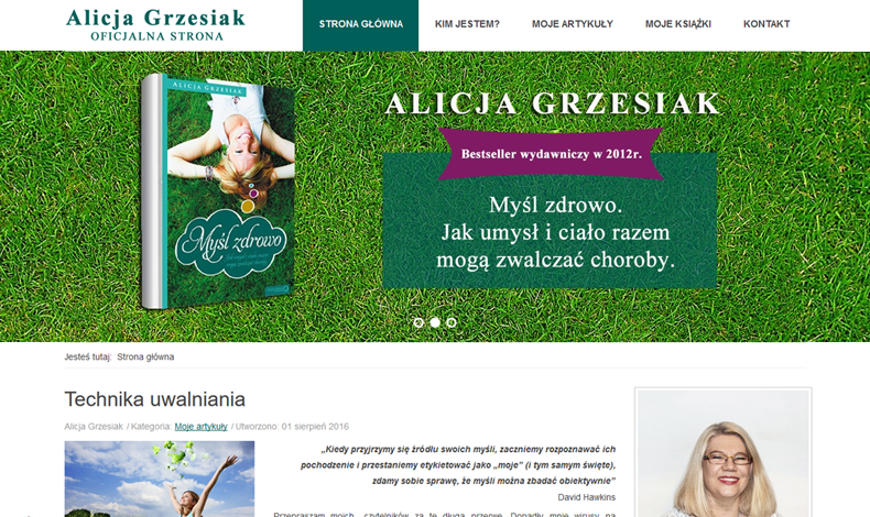 Alicja Grzesiak Oficjalna strona