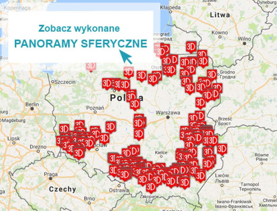 Lotnicze Panoramy Sferyczne