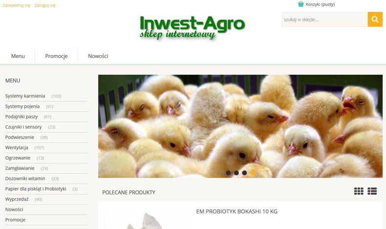 strona internetowa Sklep Inwest Agro