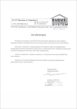 Referencje Budus System